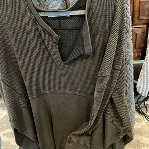 Dark brown tunic xl